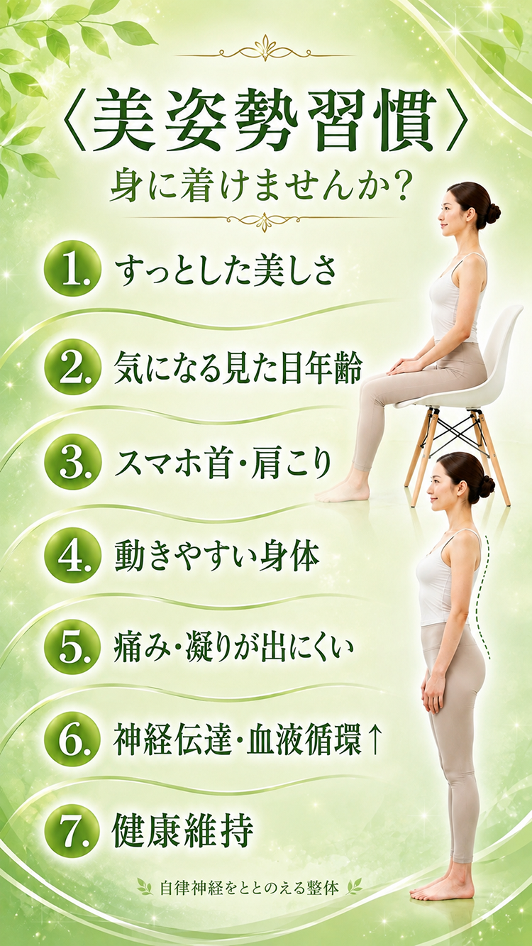 美姿勢習慣