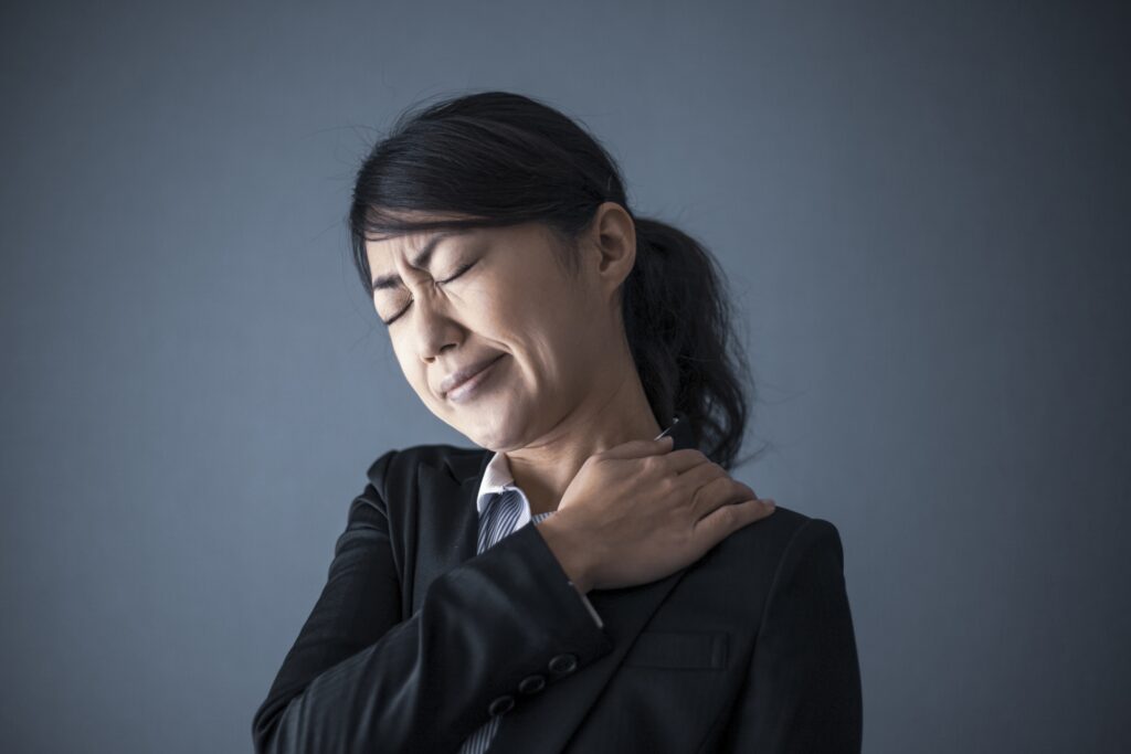 「首と肩の痛みから解放」